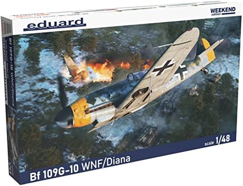 Eduard Edu84182 1/48 Edição de fim de semana da força aérea da Tchecoslováquia BF109G-10 WNF/DIANA Modelo de plástico