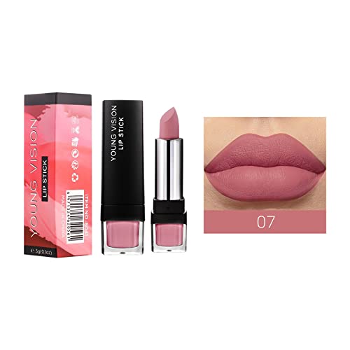 Lipstick Variety Pack Fog Face Batom Velvet não é fácil de enfiar o batom de copo adequado para presente de batom feminino. Conjunto de lápis labial