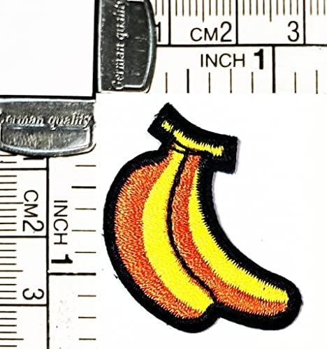 Kleenplus mini crianças desenho animado bananea remendo o ferro em apliques de motivos adequados para crianças adultos