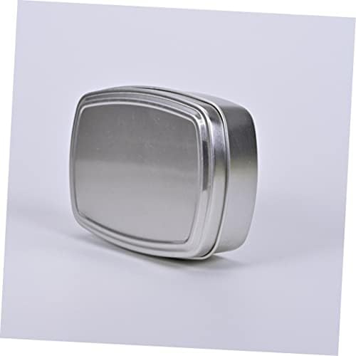 Zerodeko 4pcs Caixa de alumínio Soop Soap Small Tins Small com tampas de armazenamento com tampas Organizador de armazenamento