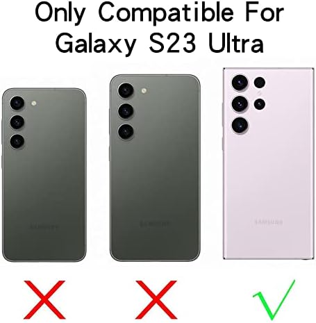 Walaivgne para Samsung Galaxy S23 Caso Ultra para Mulheres - Caixa de telefone Bling de luxo muito brilhante com