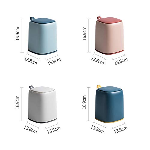 Skimt lixo lata banheiro exclusivo mini lixo pequeno pode ser multifuncional com lixeira do tipo shake tampa para lixo de desktop