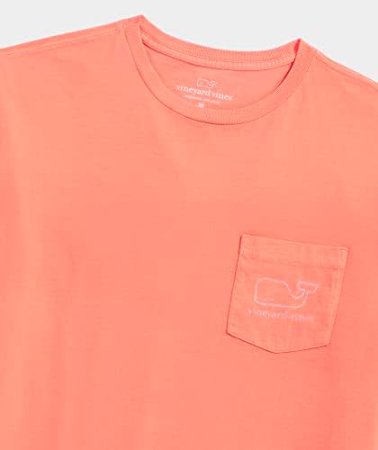 Vineyard Vines Men's Dye Dye Vintage Whale Sleeve Camiseta de bolso