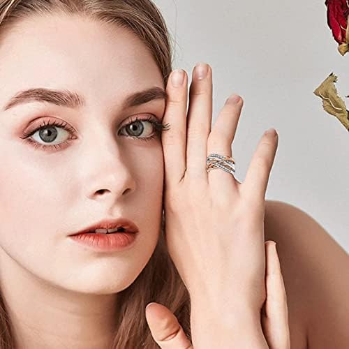 Anel oral de diamante simples de casamento aberto anel de prata italiano anel de prata de casal anel de ouro pearl pérola moderna anel