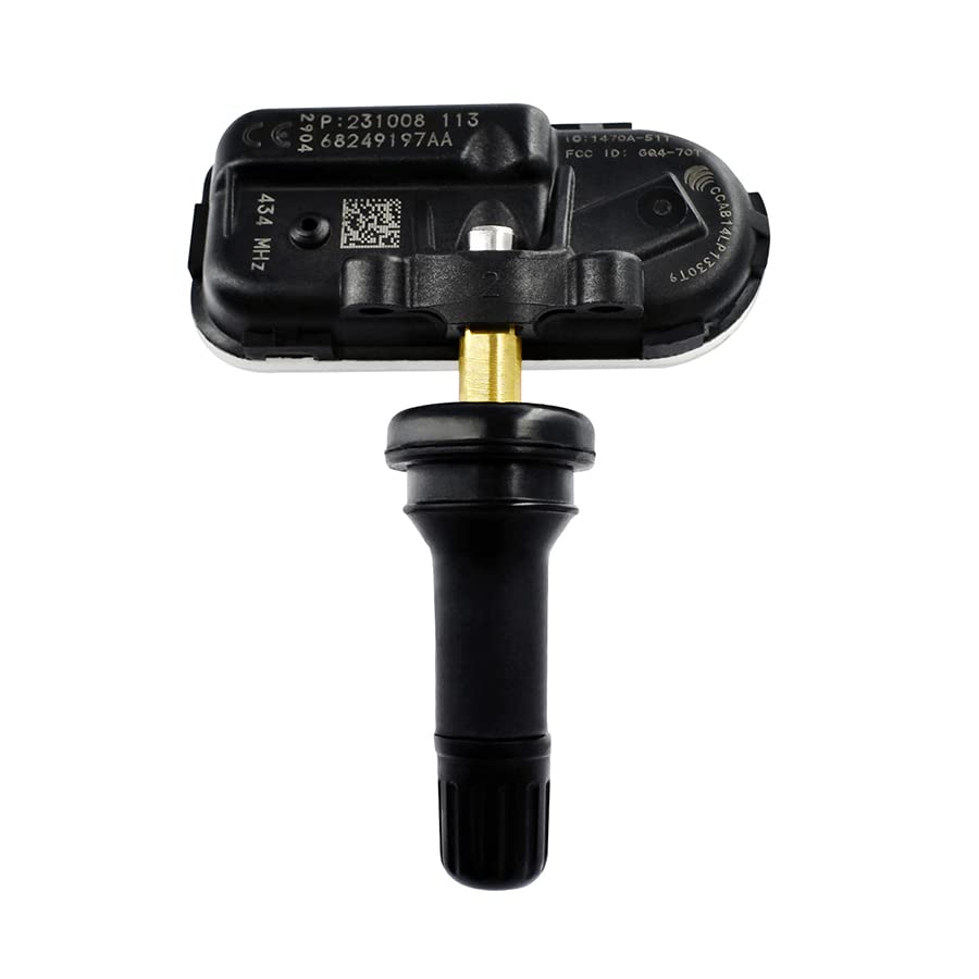 Sensor de monitoramento de pressão dos pneus 68249197AA 68239720AA 68157568AA 433MHZ TPMS compatível para 2014-2021 Dodge Ram Cherokee