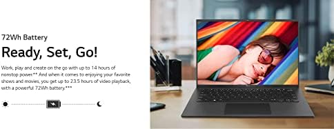 LG GRAM 14 Laptop Intel Evo Platform Core i7 Laptop | Windows 11 | WQXGA IPS Display DCI-P3 99%| Teclado de retroiluminação |
