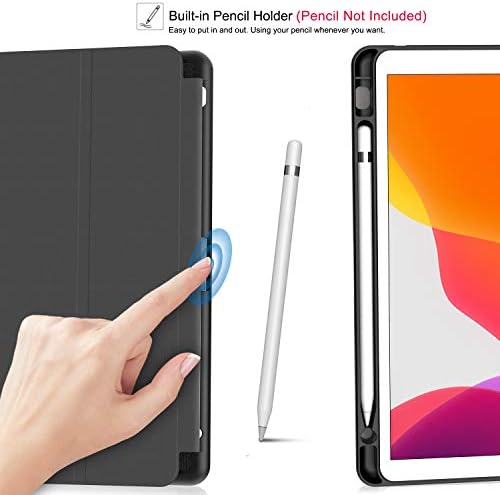 Pacote de estojo de composição de livros de soke com iPad de 10,2 polegadas do tipo tecido 2021/2020/2019 9/8/7ª geração