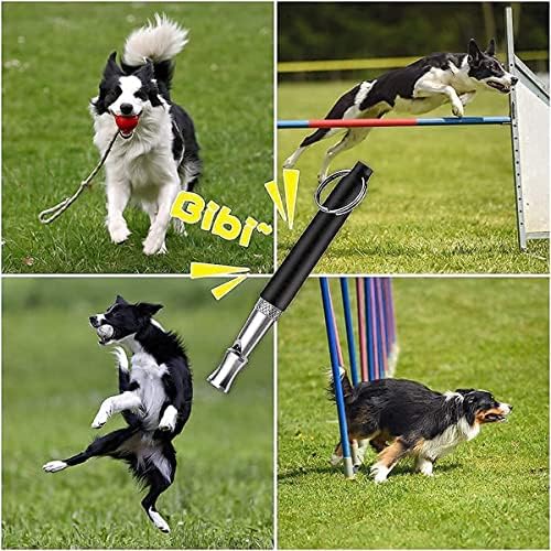 Dog Afito, 2 Pacote de cão profissional ultrassônico para parar de latir para cães, lembrar treinamento, ajuste os dispositivos
