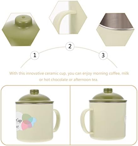 Hemoton Ceramic Coffee Cups