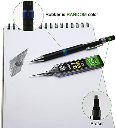 Isunful Sketching Lápis Arte Desenho de suprimentos - 35 Kit de lápis de esboço mecânico profissional | A borracha de bastão