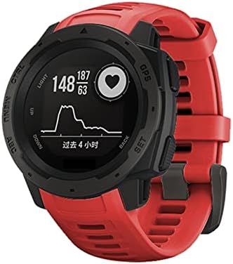 Daikmz liberação rápida Silicone watchband tira para garmin Instinct replacement strap Easy fit watch wirstband