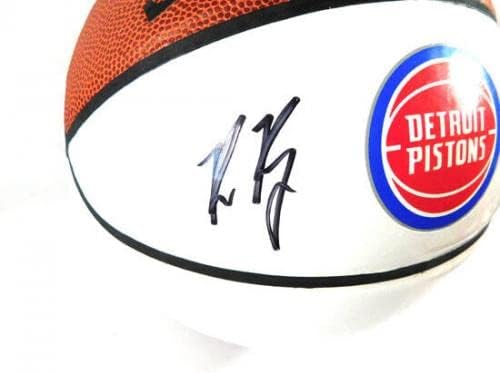 Assinado Bruce Brown NBA Pistons autografados Spalding Auto Panel Basketball - Basquete autografado