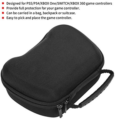 Caso de proteção de gamepad wese, bolsa de armazenamento compacta para PS5 Crush Resistanc Material EVA para controlador de jogo para presente