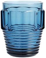 D&V Bolt Barware Fashion Glass, 11oz, ardósia azul
