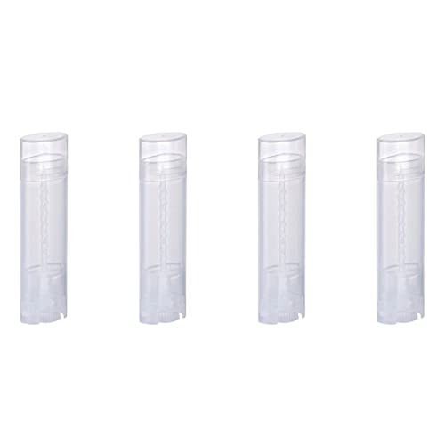 FZBNSRKO 5ML 50 PCS Fosco transparente vazio vazio de desodorante de desodorante Tubos de gale