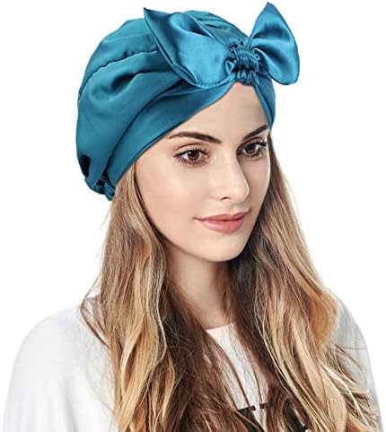 Caps Headwear para mulheres Beanias Mulheres Muslim Turbow Hatbow Hair Bonnet Cabeça Lenço Capinho Tampa Capés para Men Capinho