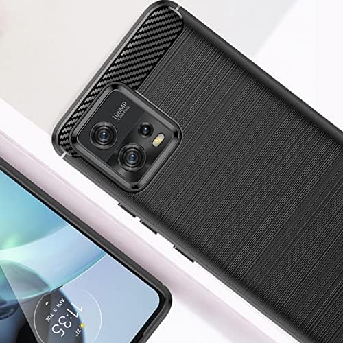 Sucnakp para Motorola G72 Caixa Moto G72 com 2* Protetor de tela TPU Tecnologia de absorção de choque TPU Recebida