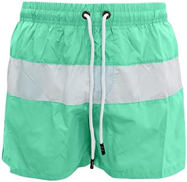 Mass Board Shorts roupas de banho de banho rápido de cintura elástica seca esportes esportes com estampa floral de terno de banho com bolsos com bolsos