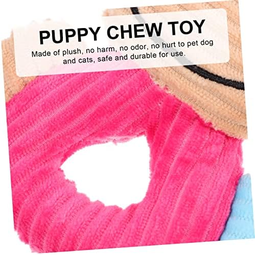 PATKAW 3PCS PET PLUSH TOYS PLUSH Toy Toys Bruxhies Animal Borta de cachorro Soando filho