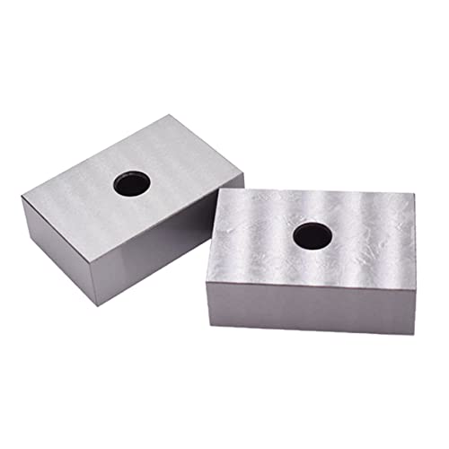 Kimllier 1 x 2 x 3 polegadas Conjunto de blocos de 1/2 polegada de orifício correspondente a aço endurecido para moagem