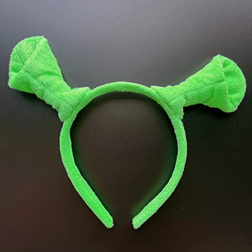 6 peças Orelhas verdes Bandas da cabeça Halloween Cabeça Acessórios de cabelo fofos Banda de cabelo para crianças