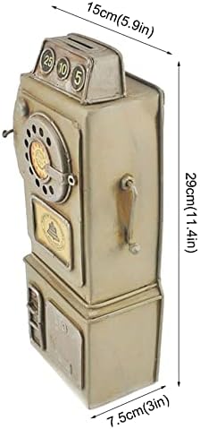 Nova réplica Telefone antigo, telefone fixo retrô clássico, ornamentos de telefone antigo retrô vintage com fio por