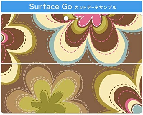 capa de decalque igsticker para o Microsoft Surface Go/Go 2 Ultra Thin Protective Body Skins 000680 Flor Colorida colorida