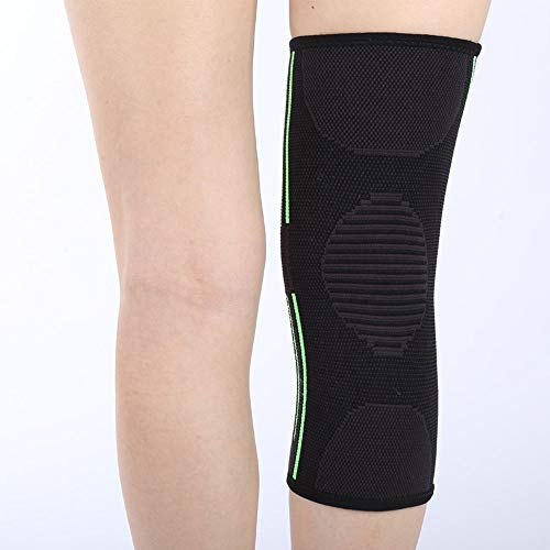 Manga de compressão de cinta de joelho de 2pcs, suporte de joelho único para homens mulheres que administram o ginásio