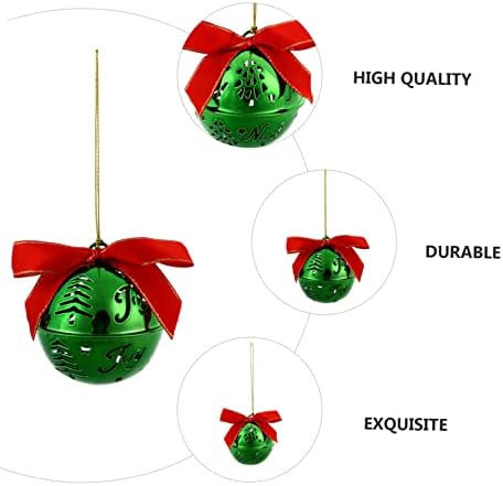 Toyvian 12pcs sinos de Natal Decoração de casa vintage Decorações de campainha de metal sinos para artesanato sinos de metal
