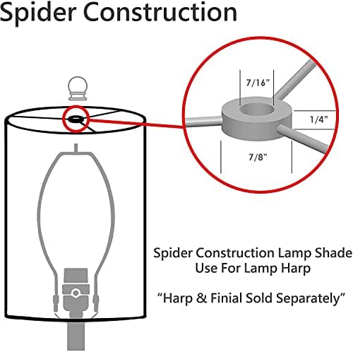 Aspen Creative 32472A transição de transição em forma de capa de construção em forma de aranha em aveia, 8 de largura