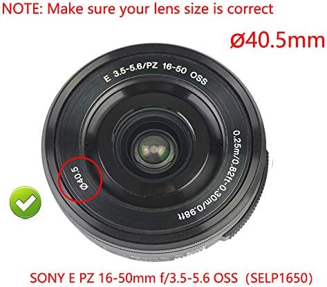 Campa de lente A6300 para Sony A6400 A6300 A6000 W/ SELP1650 Lente 16-50mm, compatível para Samsung NX2000 com lente de 20-50mm,