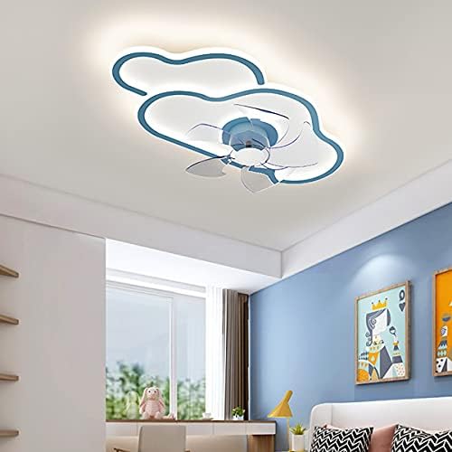 Ventilador de teto neochy ventiladores de teto infantil com luzes para ventiladores de teto de quarto com lâmpadas silenciosas