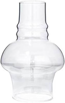 Lâmpada B&P Chimney com capuz para lâmpadas de óleo e querosene, 3 por 7 polegadas, transparente