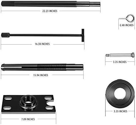 Removedor de gimbal rolador de rolamentos de rolamento Gimbal Conjunto de ferramentas de alinhamento do motor Fit for