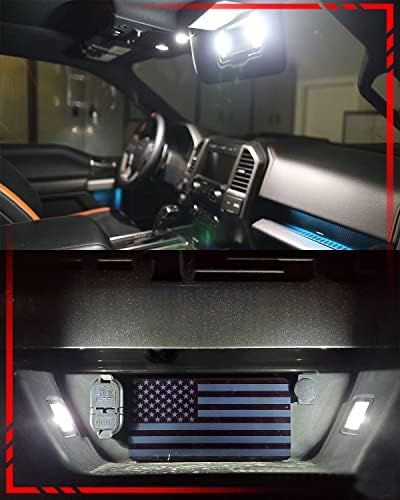 Substituição do pacote de kits de luz interior de LED para Toyota Sequoia 2008-2013 2014 2015 2017 2018 2019 2020, super brilhante