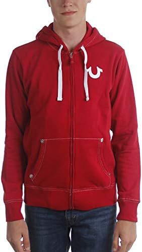 True Religion Men's Buda Logo Zip Hoodie