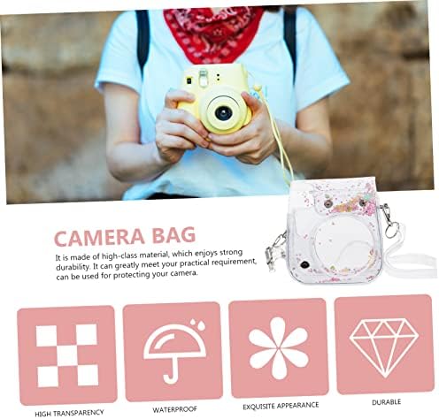 Acessórios para câmera da câmera da câmera Solustre Limpar bolsas de câmera transparentes para mini 11 câmera Messenger Bag para