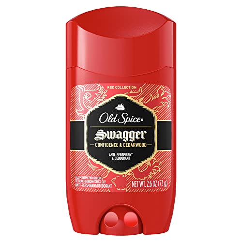 Antiperspirante antigo de especiarias e desodorante para homens, perfume de swagger, 2,37oz