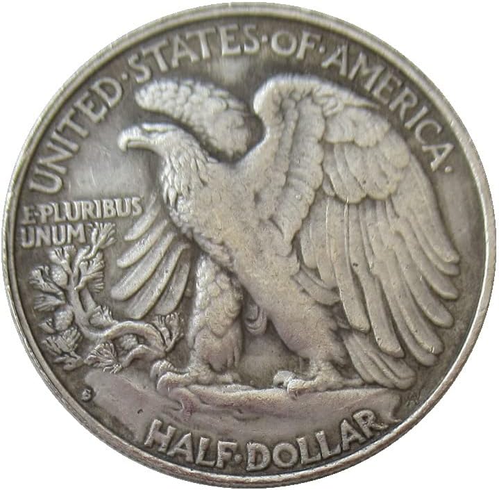 Liberdade de Half Dollar Walking 1921 Réplica de prata Moeda comemorativa