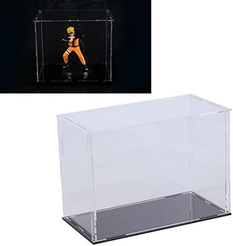 Gabinete de exibição do doitool gabinete de exibição 1pc Caixas de exibição de acrílico transparente 200x100x150mm Caixa de caixa