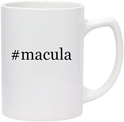Molandra Products Macula - 14oz Hashtag White Ceramic Statesman Caneca de café