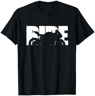 Motociclista de bicicleta Motocicleta Motocicleta Camiseta de motociclista