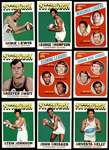 1971-72 Topps Pittsburgh Condors Team Set Pittsburgh Condors Ex/Mt+ Condors