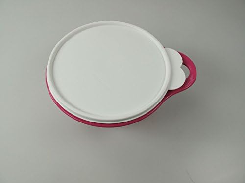 Tupperware que é uma tigela 1, branca rosa de 4 litros