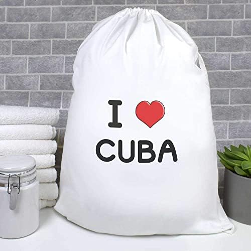 Azeeda 'I Love Cuba' Laundry/Lavagem/Bolsa de Armazenamento