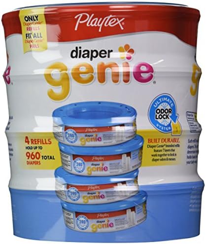 PlayTex fraliper Genie Disposal System Reabills, 240 contagem