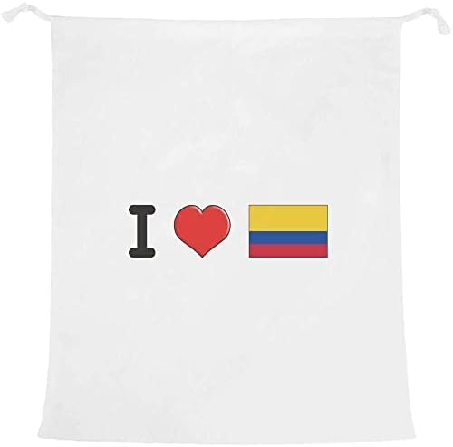 Azeeda 'I Love Colômbia' Lavanderia/Bolsa de Lavagem/Armazenamento
