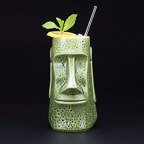 Cocktail de canecas de tiki chongjian, copos tiki tiki drinkware cerâmica havaiana - tiki bar de barras profissionais - barra