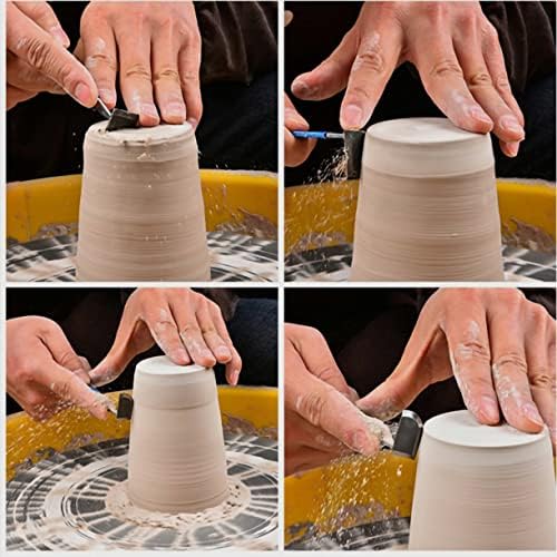Ferramentas de cerâmica WelliEST 1PC - Facas de gravura de aço de tungstênio - Ferramentas de argila - Artista de acabamento artesanal