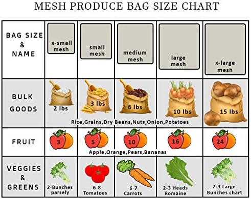 Produzir sacolas reutilizáveis ​​- sacos de produtos de cebola - Mesh Produce sacolas - sacos de legumes reutilizáveis